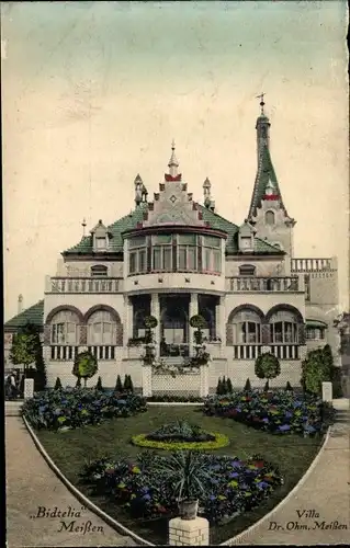 Ak Meißen in Sachsen, schöne Detailansicht