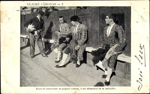 Ak Stierkampf, Stierkämpfer