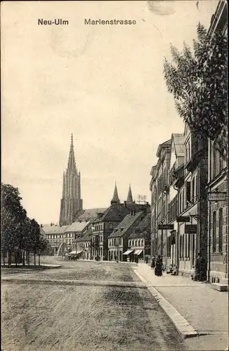 Ak Neu Ulm in Schwaben, Marienstraße