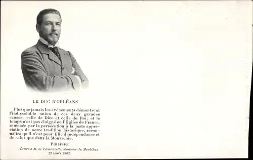 Ak Le Duc d’oOrleans