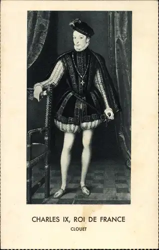 Künstler Ak Clouet, Karl IX., König von Frankreich
