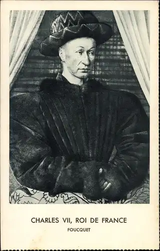 Künstler Ak Fouquet, Karl VII., König von Frankreich