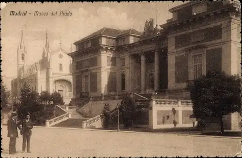 Ak Madrid, Spanien, Prado-Museum