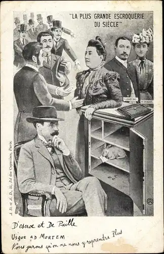 Ak Hochstaplerin Therese Humbert, Affaire Humbert Crawford