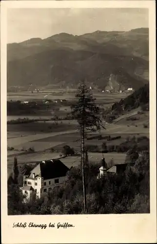 Ak Griffen Kärnten, Schloss Ehrnegg