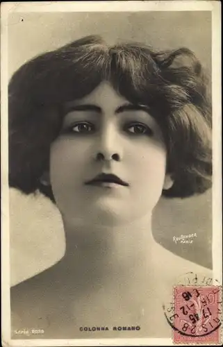 Ak Schauspielerin Gabrielle Colonna-Romano, Portrait