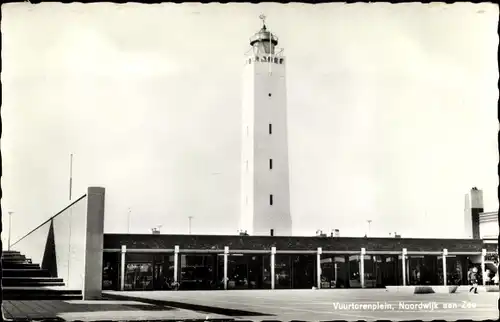 Ak Noordwijk aan Zee Südholland, Vuurtorenplein