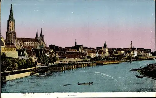 Ak Ulm a.d. Donau, Totalansicht