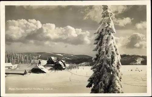 Ak Feldberg im Schwarzwald, Feldbergerhof, Winter