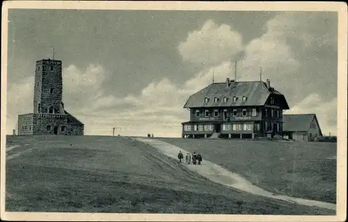 Ak Feldberg im Schwarzwald, Turm, Gasthaus