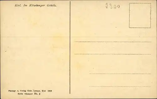 Ak Kiel Schleswig Holstein, Kitzeberger Gehölz, Fachwerkhaus, Kind