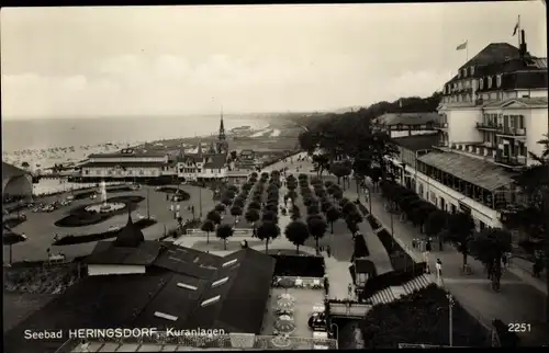 Ak Ostseebad Heringsdorf auf Usedom, Kuranlagen