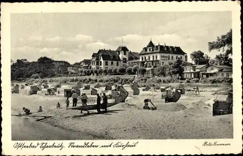 Ak Ostseebad Scharbeutz in Holstein, Strandleben, Kurhaus