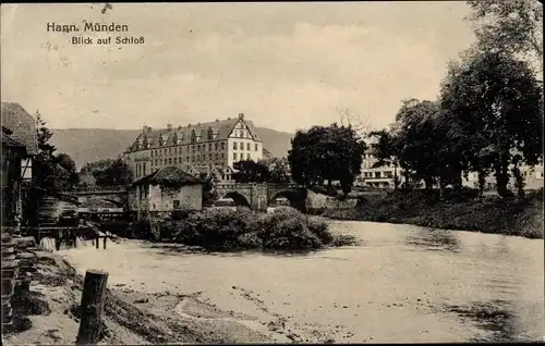 Ak Hann. Münden in Niedersachsen, Schloss