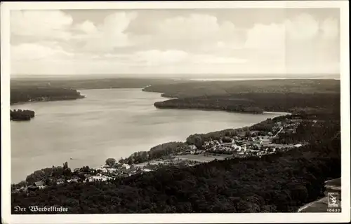 Ak Altenhof Schorfheide am Werbellinsee, Fliegeraufnahme