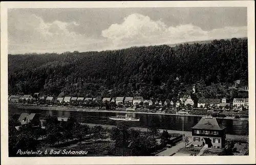 Ak Postelwitz Bad Schandau Sächsische Schweiz, Teilansicht