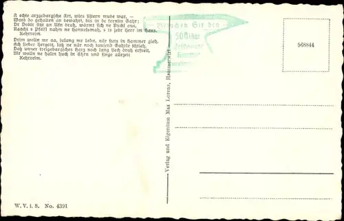 Lied Ak Frohnau Annaberg Buchholz Erzgebirge, Dr Frohnaaer Hammer, Hammerschänke, Alfred Kaaden