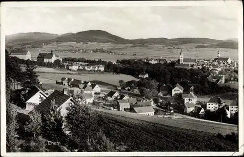 Ak Cham in der Oberpfalz, Panorama