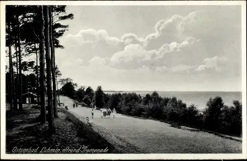 Ak Ostseebad Lubmin Vorpommern, Strand-Promenade