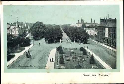 Ak Hannover in Niedersachsen, Herrenhäuser Allee