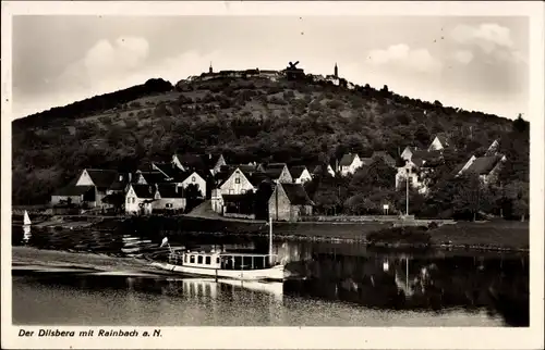 Ak Rainbach Neckargemünd am Neckar, Teilansicht, Dilsberg