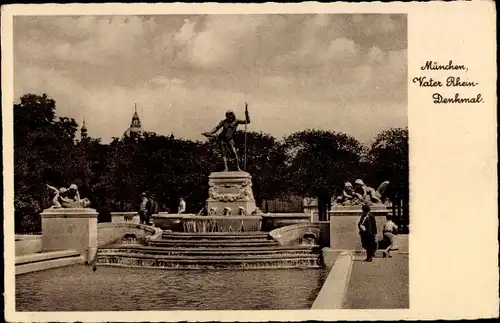 Ak München, Vater Rhein-Denkmal