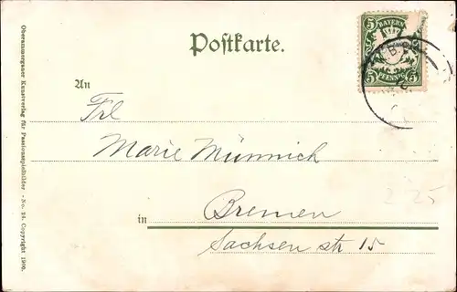 Künstler Ak Oberammergau in Oberbayern, Passionsspiel, Auferstehung