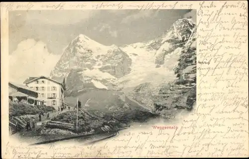 Ak Wengernalp Kanton Bern Schweiz, Berge, Hotel