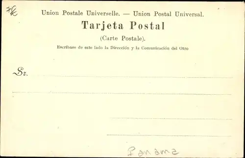 Ak Panama, Palm Avenue, Cristobal, Kanalzone