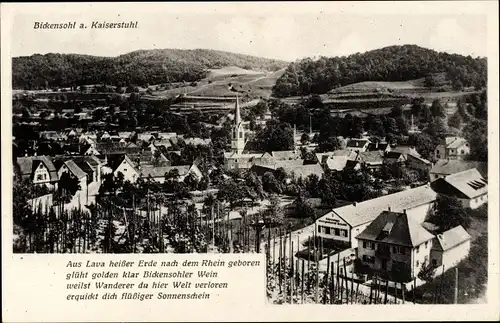 Ak Bickensohl Vogtsburg im Kaiserstuhl, Teilansicht
