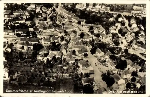 Ak Schmelz an der Saar, Fliegeraufnahme