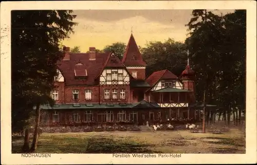 Ak Nodhausen Segendorf Neuwied am Rhein, Fürstlich Wiedsches Parkhotel, Inh. W. Storch