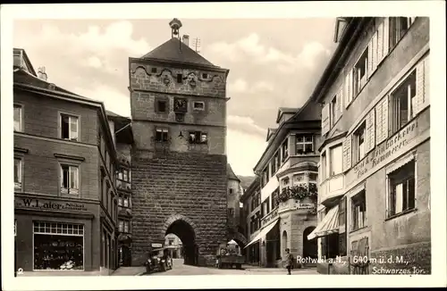 Ak Rottweil am Neckar, Schwarzes Tor
