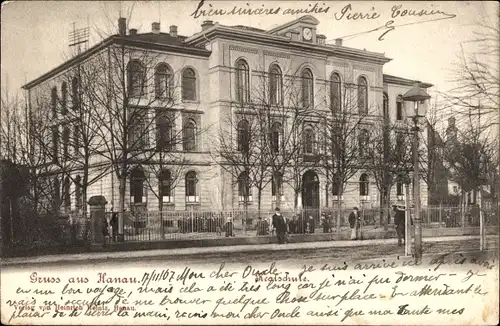 Ak Hanau am Main, Realschule