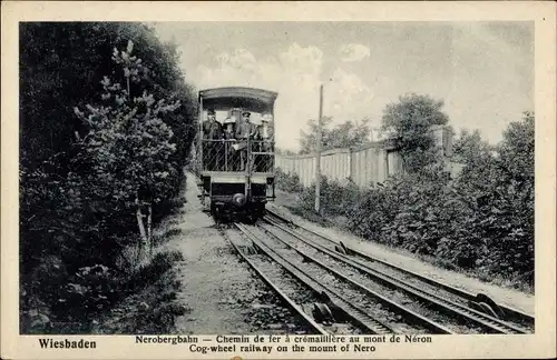 Ak Wiesbaden in Hessen, Nerobergbahn
