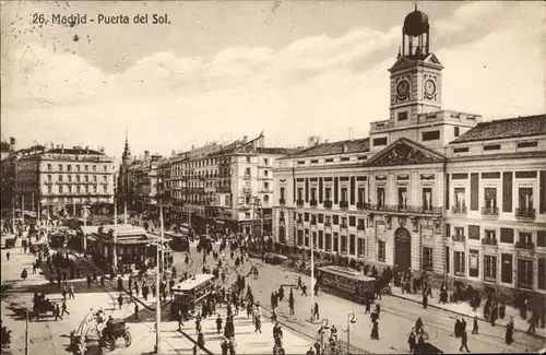 AK Madrid, Spanien, Puerta del Sol