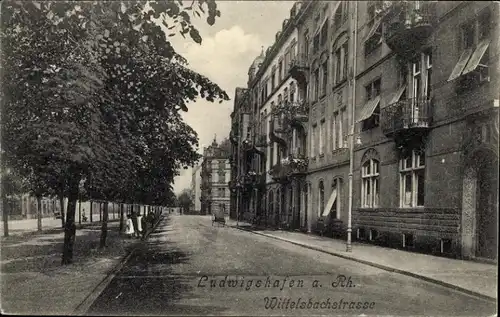 Ak Ludwigshafen am Rhein, Wittelsbachstraße