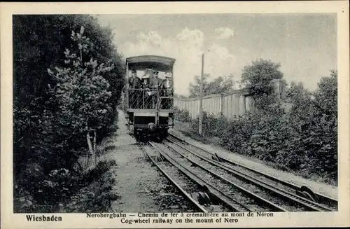 Ak Wiesbaden in Hessen, Nerobergbahn