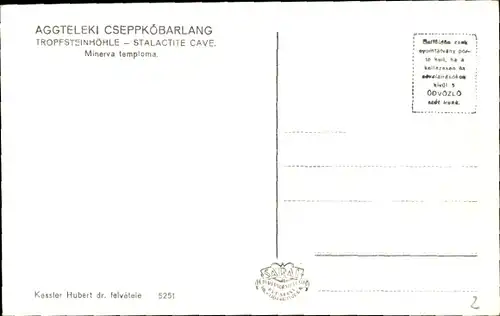 Ak Aggtelek Ungarn, Tropfsteinhöhle