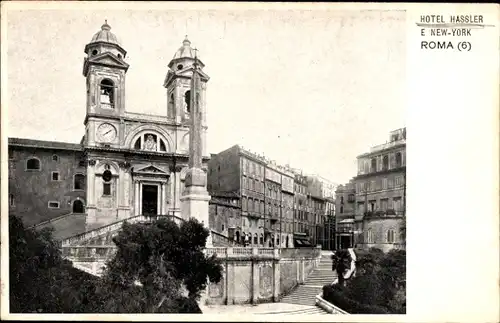 Ak Roma Rom Lazio, Hotel Hassler