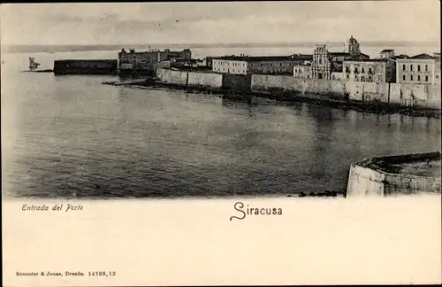 Ak Siracusa Syrakus Sizilien, Entrada del Porto
