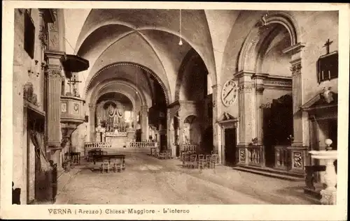 Ak Ramponio Verna Lombardia, Chiesa Maggiore, interio