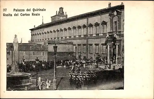 Ak Roma Rom Lazio, Quirinalspalast