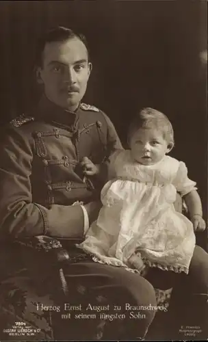 Ak Herzog Ernst August zu Braunschweig Lüneburg, Sohn, Liersch 7804