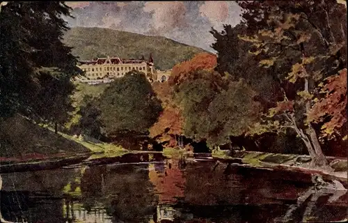 Künstler Ak Wien 19. Döbling, Cobenzl