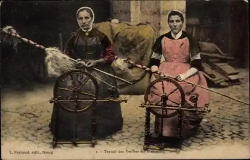 Ak Bresse Ain, Travail des Veilees