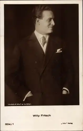 Ak Schauspieler Willy Fritsch