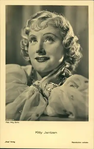 Ak Schauspielerin Kitty Jantzen, Portrait, Ross Verlag A 1358 1