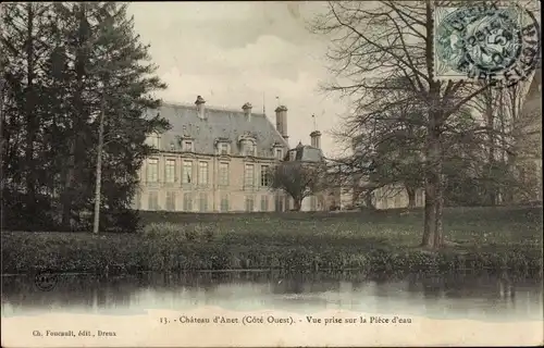 Ak Anet Eure et Loir, Chateau