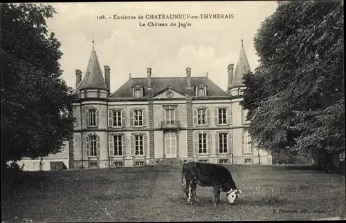 Ak Saint Sauveur Marville Eure et Loir, Château du Jaglu